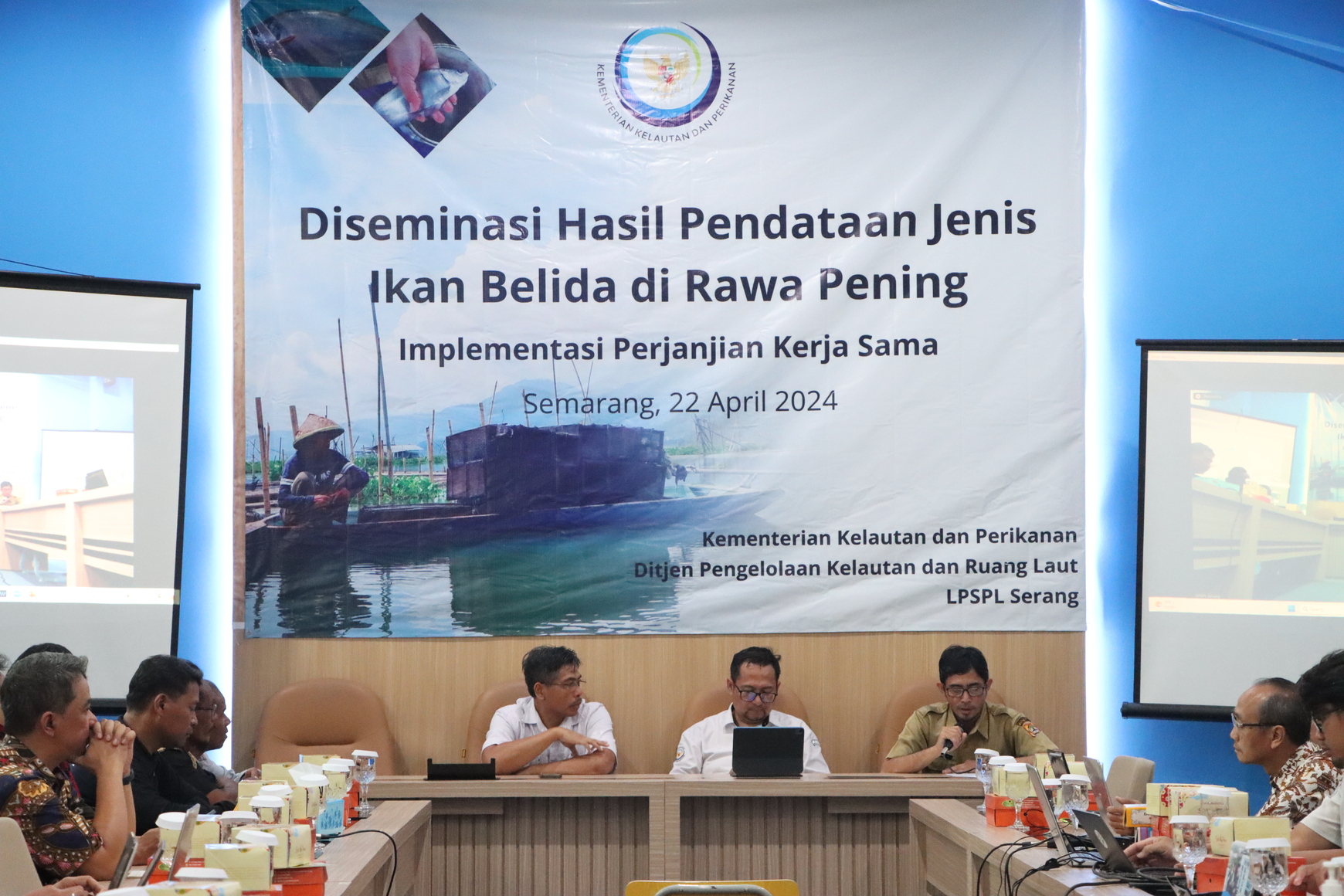 Lpspl Serang Adakan Diseminasi Hasil Pendataan Jenis Ikan Belida Di Rawa Pening Di Fpik Undip