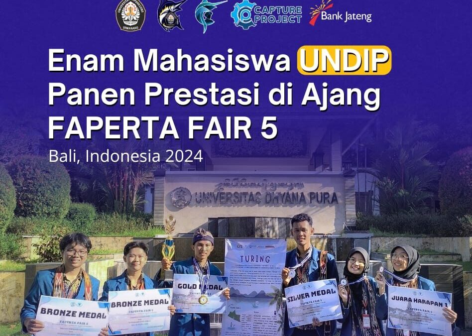 Jejak Prestasi: Mahasiswa FPIK Undip Panen Prestasi di FAPERTA FAIR 5