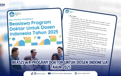 Dibuka Beasiswa Program Doktor Untuk Dosen Indonesia Tahun 2025
