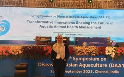 FPIK UNDIP Perkuat Peran di Kancah Global, Prof. Desrina Paparkan Riset Penyebaran Virus WSSV dalam Konferensi DAA12 India